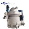 Máquina de procesamiento de pellets de matriz de anillo vertical Yulong